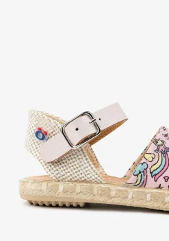 Alpercatas-Conguitos Alpercatas Com Estampa De Unicornio Para Bebé