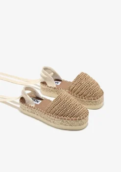 Sapatos De Menina-Conguitos Alpercatas Com Tiras Bronzeadas Preto E Branco