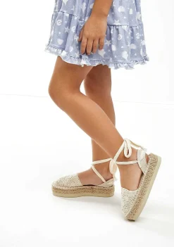 Sapatos De Menina-Conguitos Alpercatas De Croche Brancas P&B