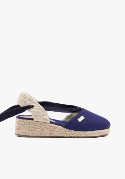 Alpercatas-Conguitos Alpercatas De Cunha Azul-Marinho Para Menina