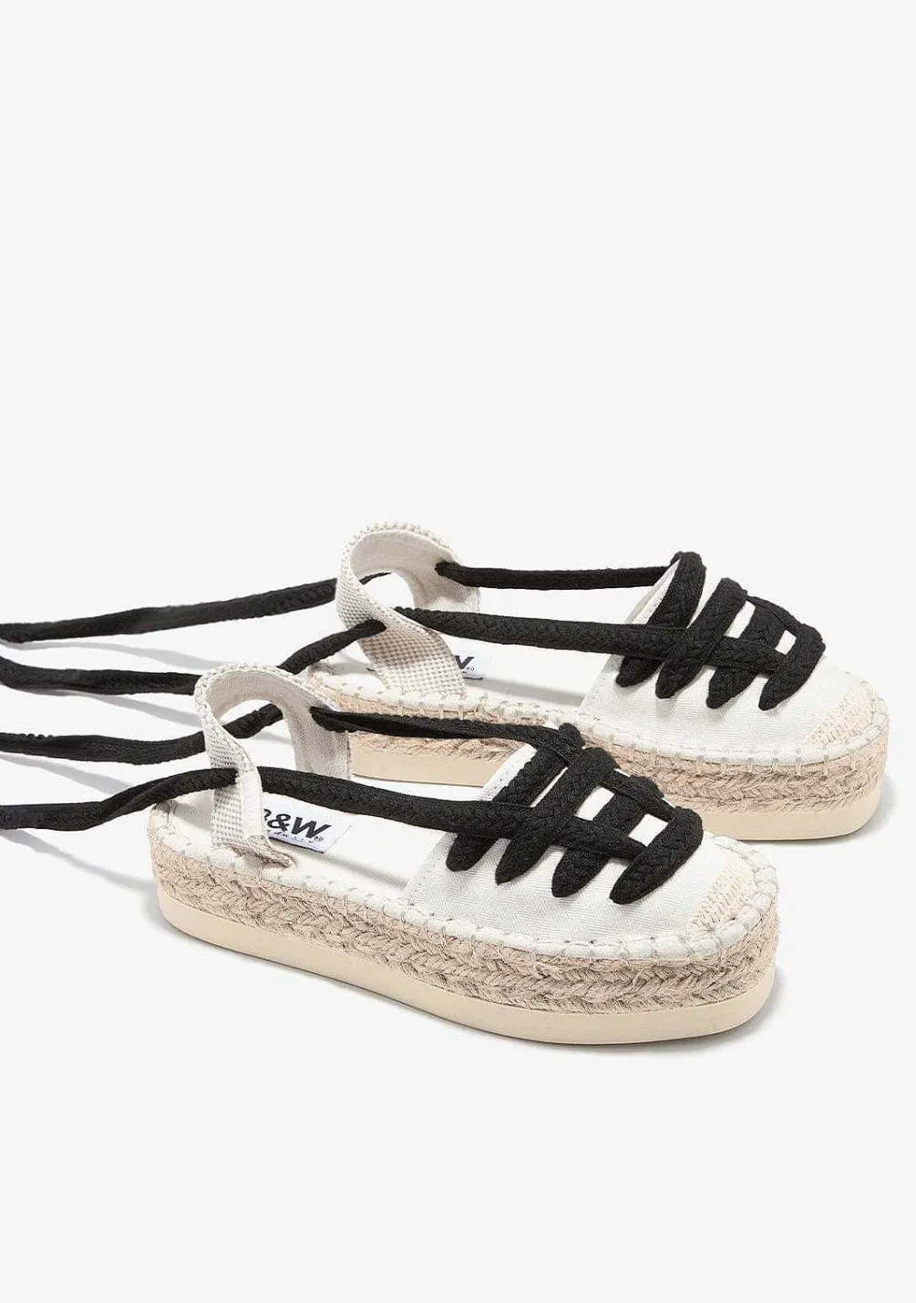 Sapatos De Menina-Conguitos Alpercatas Off White Alpercatas B&W