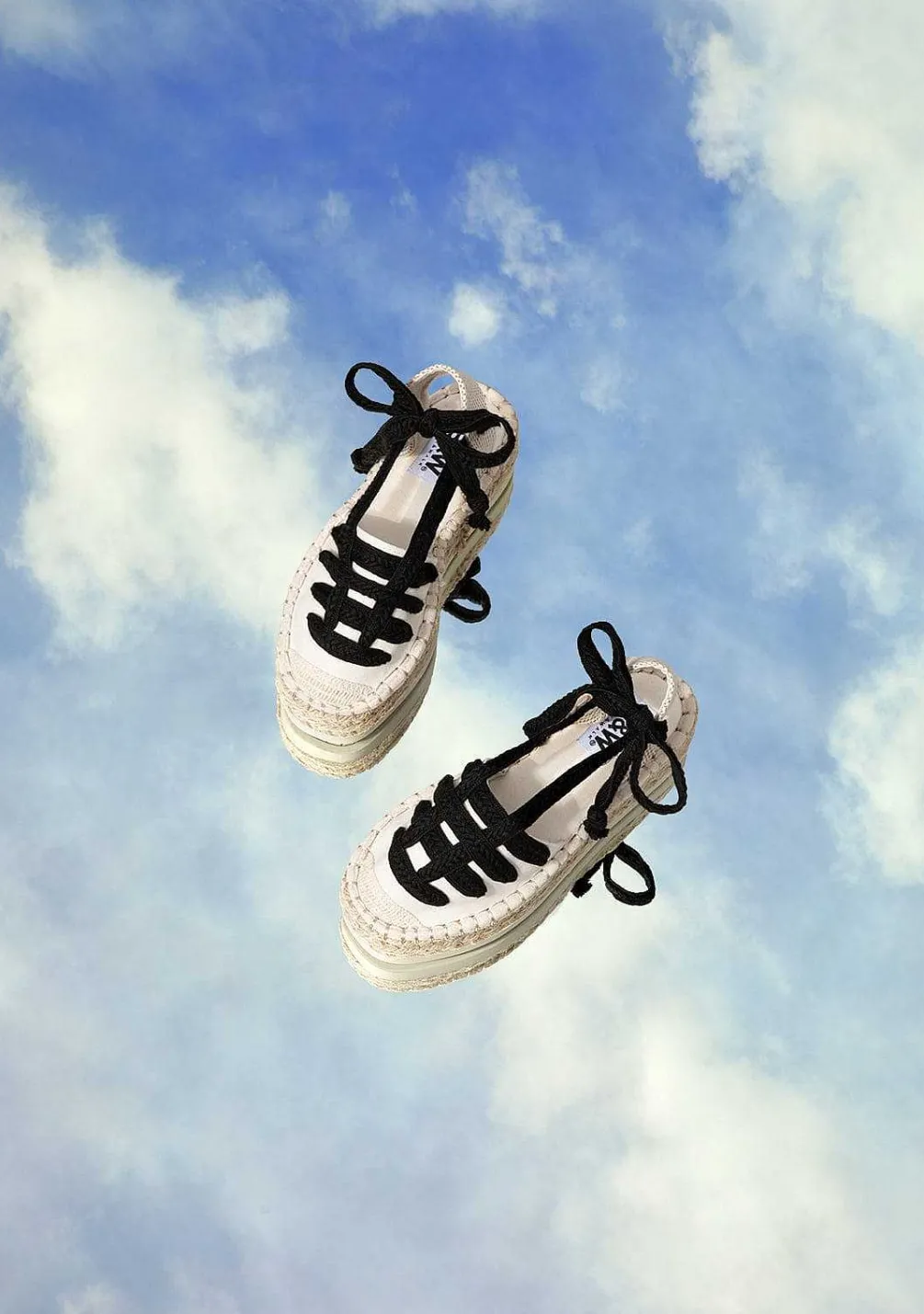 Sapatos De Menina-Conguitos Alpercatas Off White Alpercatas B&W
