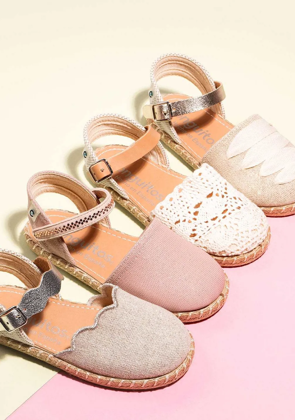 Sapatos De Menina-Conguitos Alpercatas Ondas Prateadas De Menina Metalizadas