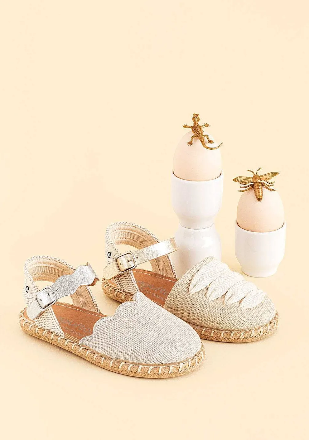 Sapatos De Menina-Conguitos Alpercatas Ondas Prateadas De Menina Metalizadas