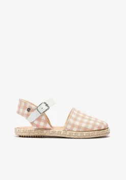 Alpercatas-Conguitos Alpercatas Vichy Rosa De Menina