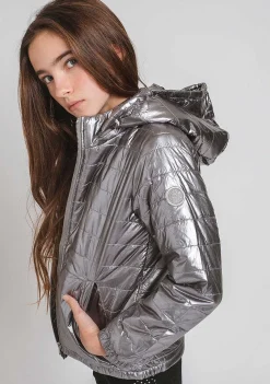 Roupas De Menina-Conguitos Anorak De Metal Para Menina