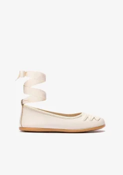 Sapatos De Cerimónia-Conguitos Bailarina Com Alca De Areia P&B