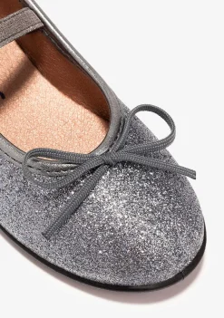 Sapatos De Cerimónia-Conguitos Bailarinas Brilhantes Femininas