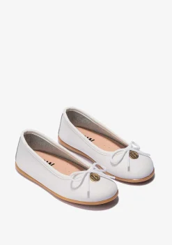 Sapatos De Cerimónia-Conguitos Bailarinas Laco Bege Menina Napa P&B