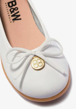 Sapatos De Cerimónia-Conguitos Bailarinas Laco Bege Menina Napa P&B