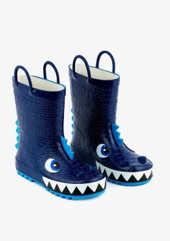 Botas De Chuva-Conguitos Borracha Botas De Chuva Dinossauro Azul