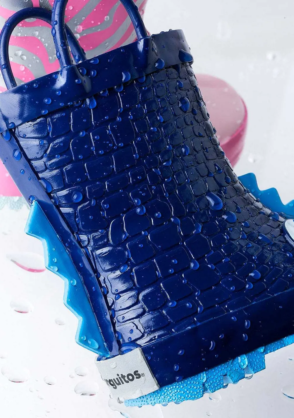 Botas De Chuva-Conguitos Borracha Botas De Chuva Dinossauro Azul
