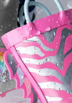 Botas De Chuva-Conguitos Borracha Para Botas De Chuva Unicornio Rosa