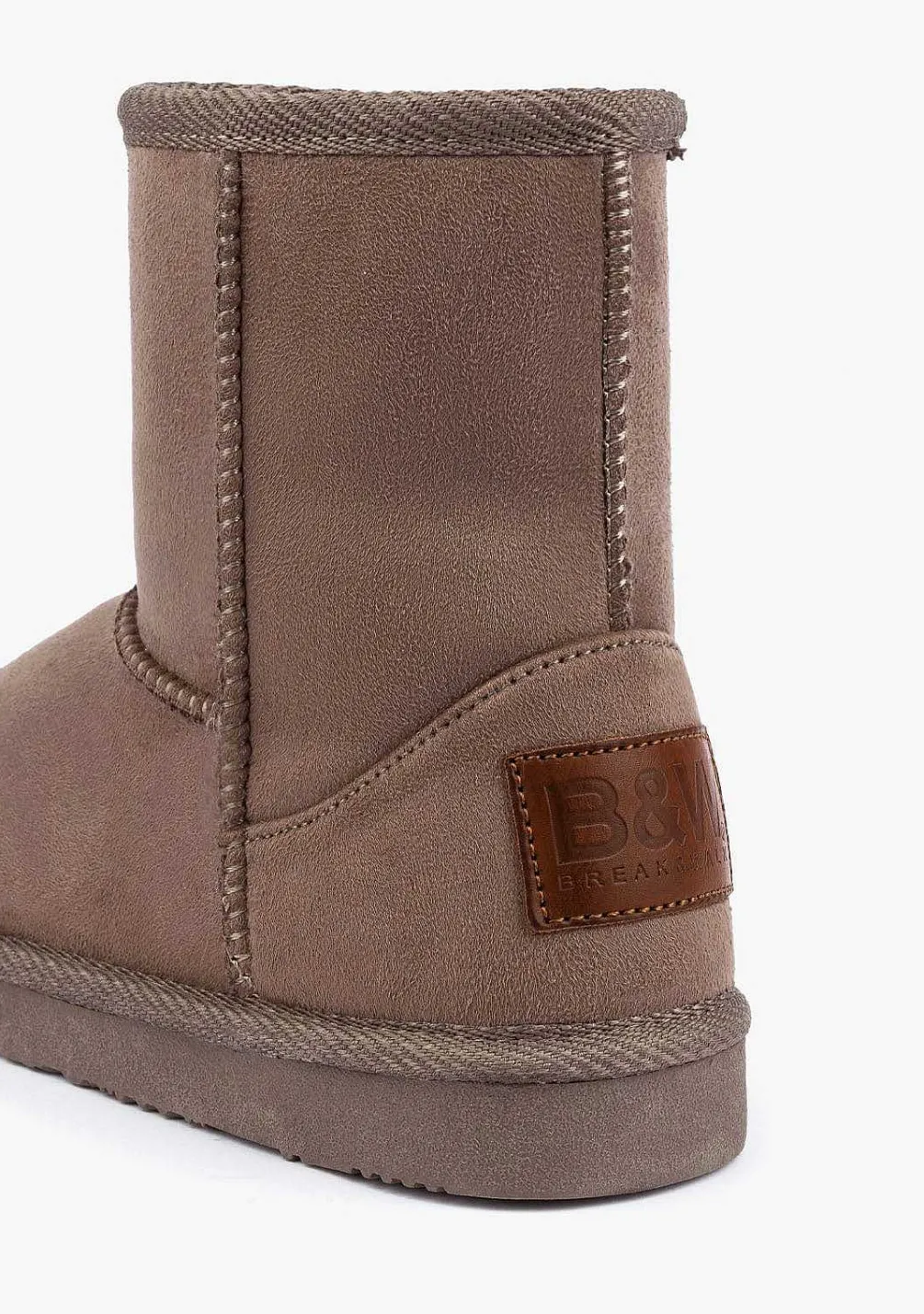Botas-Conguitos Botas Australianas Com Logo Taupe Repelente De Agua P&B