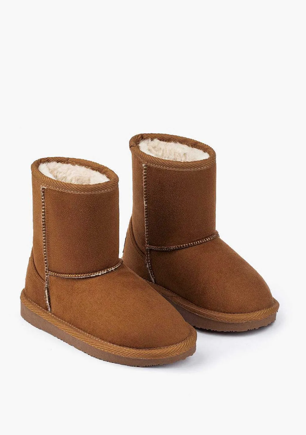 Botas-Conguitos Botas Australianas Com Logotipo Bronzeado Repelente De Agua Em Preto E Branco