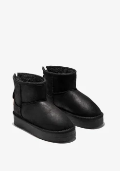 Botas-Conguitos Botas Australianas Com Ziper Preto P&B