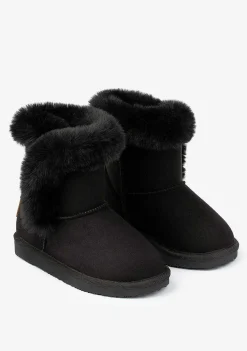 Botas-Conguitos Botas Australianas De Pele Preta P&B