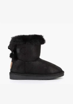 Botas Australianas-Conguitos Botas Australianas Pretas B&W Com Laco