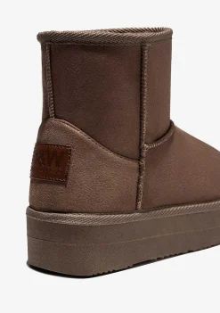 Botas-Conguitos Botas Australianas Taupe Repelente De Agua P&B