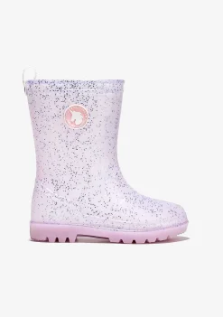 Botas De Chuva-Conguitos Botas De Chuva Rosa Com Luzes Para Menina