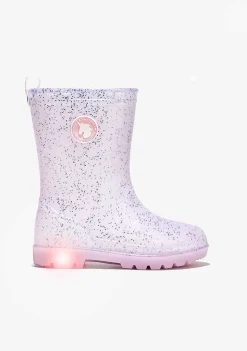 Botas De Chuva-Conguitos Botas De Chuva Rosa Com Luzes Para Menina