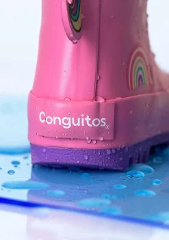 Botas De Chuva-Conguitos Botas De Chuva Rosa Unicornio