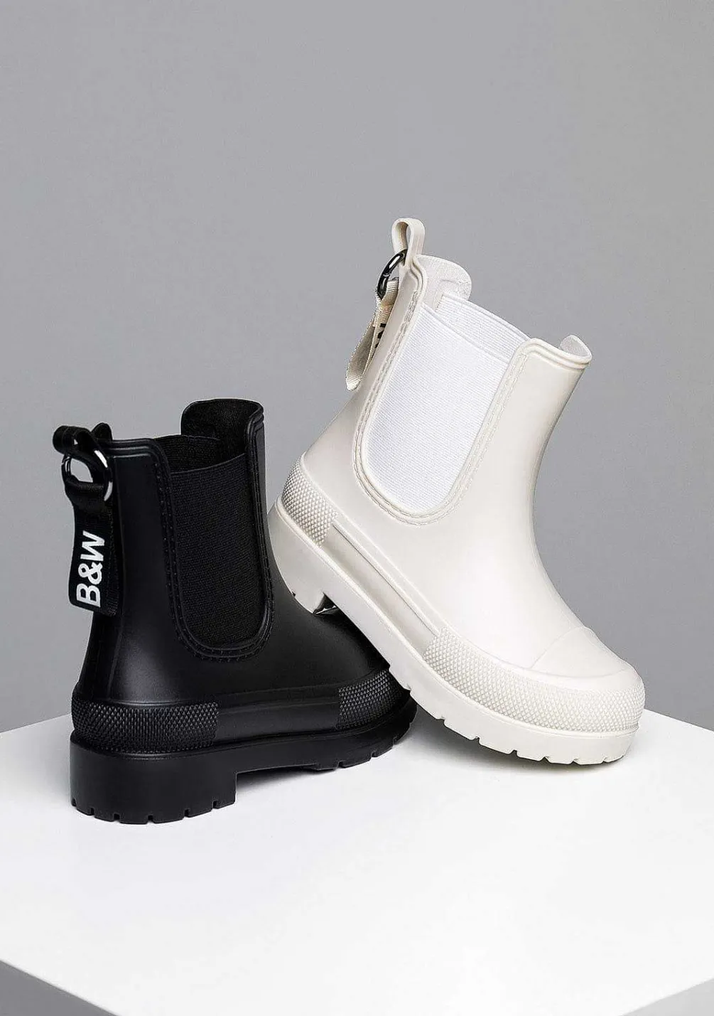 Botas De Chuva-Conguitos Botas De Chuva Unissex Pretas P&B