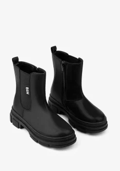 Botas-Conguitos Botas Elasticas Pretas De Menina Napa P&B