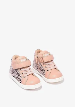 Sapatos De Bebé-Conguitos Botins Bebé Rosa