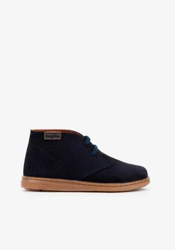 Sapatos De Menino-Conguitos Botins Safari Menino Azul Marinho