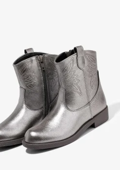 Botas-Conguitos Botins De Cowboy Com Chumbo Para Menina