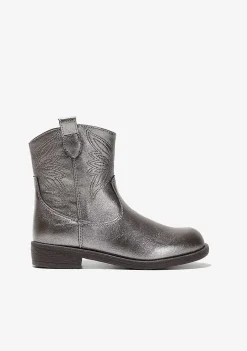 Botas-Conguitos Botins De Cowboy Com Chumbo Para Menina