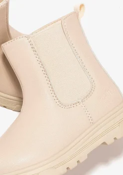 Botas-Conguitos Botins Elasticos Bege Bebé