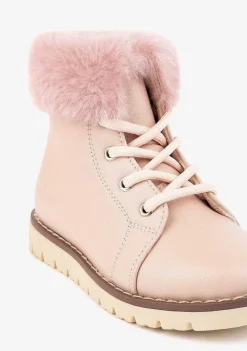 Botas-Conguitos Botins Rosa De Menina