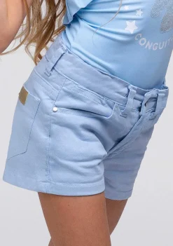 Roupas De Menina-Conguitos Calcoes Azul Claro De Menina