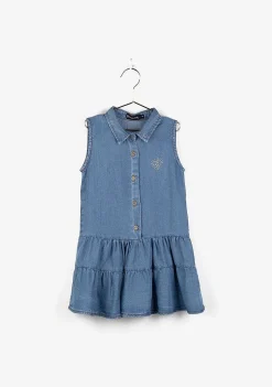 Vestidos-Conguitos Camisa Jeans Feminina