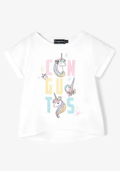Roupas De Menina-Conguitos Camiseta Unicornio