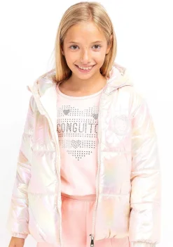 Camisetas-Conguitos Camiseta Feminina Com Coracao Rosa E Strass