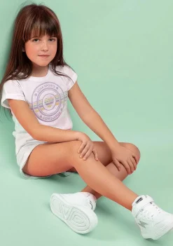 Camisetas-Conguitos Camiseta Feminina Com Lantejoulas Esportivas Love