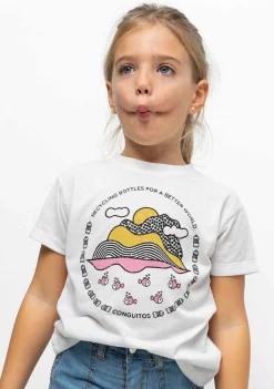 Camisetas-Conguitos Camiseta "Reciclagem" De Menina