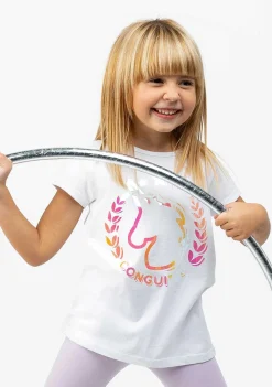 Camisetas-Conguitos Camiseta Unicornio Branca Feminina