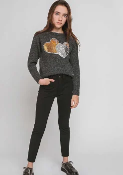 Roupas De Menina-Conguitos Camisola Preta 