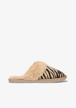 Chinelos Para Casa-Conguitos Chinelo Zebra Para Casa