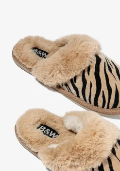 Chinelos Para Casa-Conguitos Chinelo Zebra Para Casa