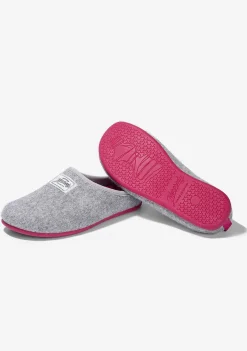 Chinelos Para Casa-Conguitos Chinelos Ecologicos Cinza Rosa Para Casa