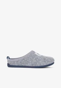 Sapatos De Menino-Conguitos Chinelos Ecologicos Para Casa Cinza Azul
