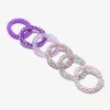 Todos Os Acessórios-Conguitos Conjunto De Scrunchies Espirais Malva