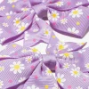 Todos Os Acessórios-Conguitos Conjunto Lacos Flor Malva