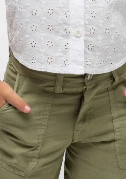 Calcas E Leggings-Conguitos Culotte Caqui De Menina