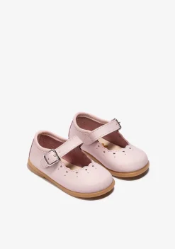 Sapatos De Cerimónia-Conguitos Fivela Rosa Bebé Mary Janes